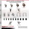 Service Caster 5 Inch 316SS High Temp Glass Filled Nylon 3/8 Inch Threaded Stem Caster Set SCC SCC-SS316TS20S514-GFNSHT-381615-4 - alternate 4